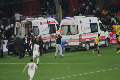 Sis ve işaret fişeğini statta görevli özel ambulans şoförleri tuvalete bırakmış