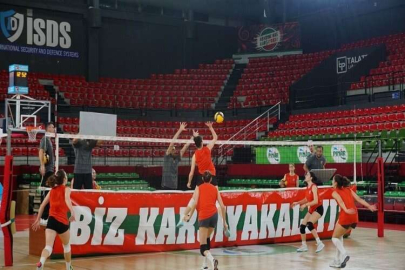 KSK Voleybol, Yeşilyurt maçının hazırlıklarına başladı