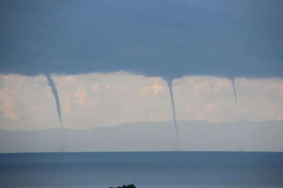 Çeşme'de 8 hortum aynı anda!