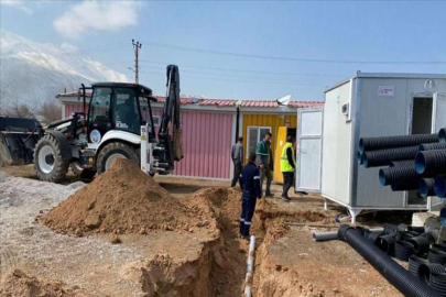 SASKİ ekiplerince Elbistan'da banyo ve tuvalet sorununa çözüm