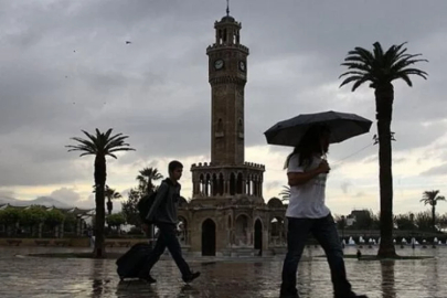 İzmir'de kuvvetli yağış bekleniyor