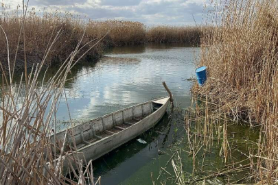 Eber Gölü’nde su seviyesi kritik düzeyde