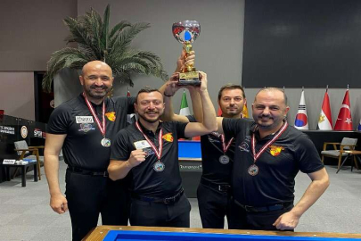 Göztepe  bilardo takımı Türkiye ikincisi