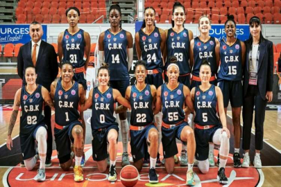 ÇBK Mersin çeyrek finalde Bourges Basket'i ağırlayacak