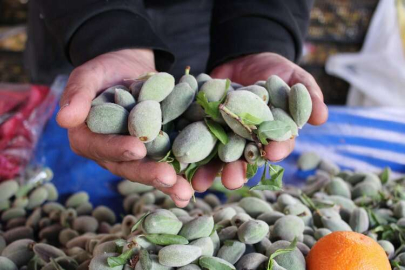 Çağla bademin kilosu 70 liradan tezgahta yerini aldı