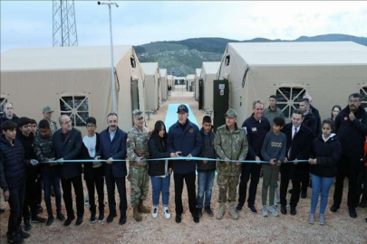 2 bin 400 kişilik Antakya NATO Çadır Kenti törenle açıldı