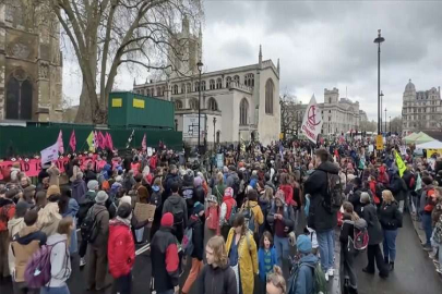 Londra'da çevre ve iklime dikkat çekildi