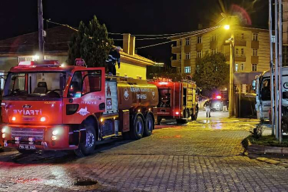 Tanker alev aldı, faciadan dönüldü