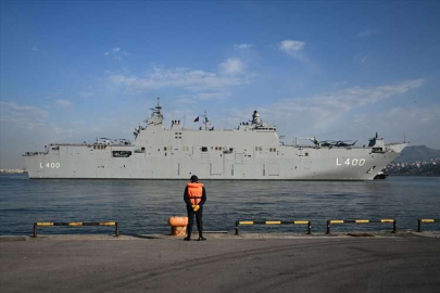 TCG Anadolu, İzmir Alsancak Limanı'nda!