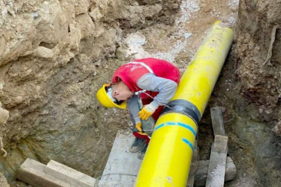 Seferihisar’da doğal gaz boru hattı için ilk kazma vuruldu