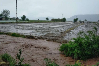 Denizli kuvvetli yağıştan nasibini aldı