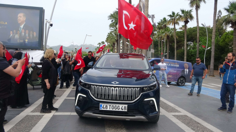 Marmaris'te TOGG'a büyük ilgi