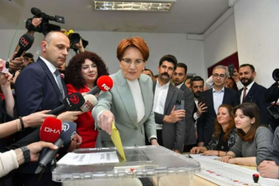 İYİ Parti Genel Başkanı Meral Akşener oyunu kullandı