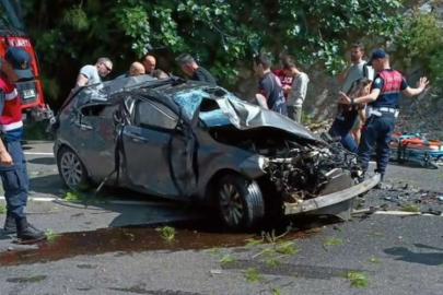 Muğla'da kaza! Araç, ağaçların arasından uçtu