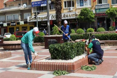 Aydın'da temizlik ve bakım çalışmaları sürüyor