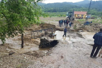 Kütahya'da selin yaraları onarılıyor