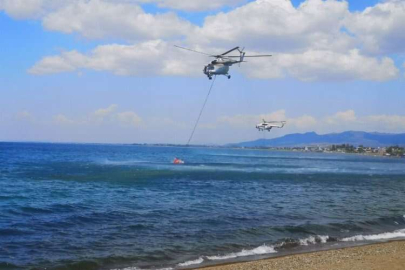 İzmir Dikili'de korkutan yangın