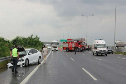 Kuzey Marmara Otoyolu'nda zincirleme kaza