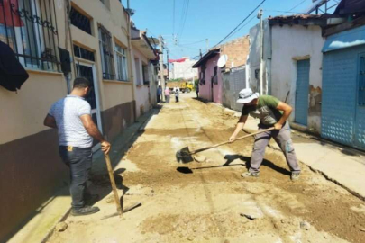 Başkan Mehemet Eriş, yıpranan yollar için sahada