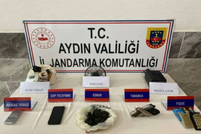 Aydın'da uyuşturucu tacirlerine baskın