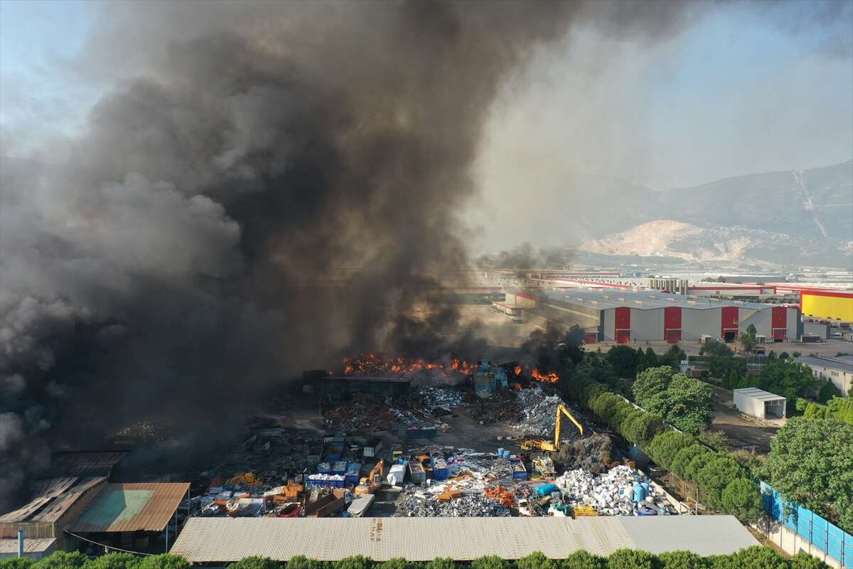 Manisa yangın