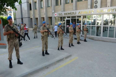 Denizli'deki katil koca tanığı görünce sinir krizi geçirdi