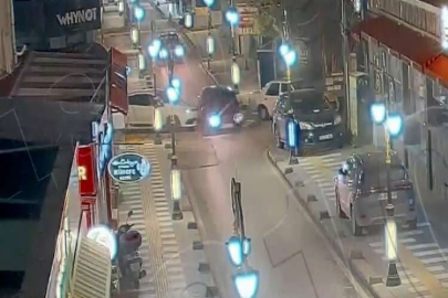 Kütahya'da trafik kazaları güvenlik kameralarında