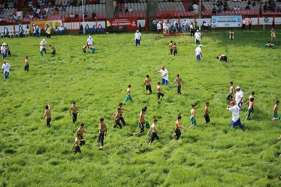 Edirne’de ‘Kırkpınar Yağlı Güreşleri’ne hazır