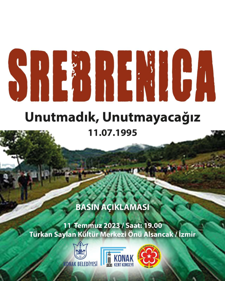 Srebrenica Soykırımı anma etkinliği