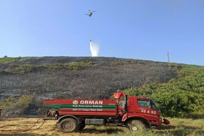 Muğla'da yangın büyümeden söndürüldü