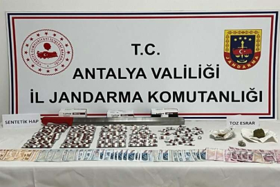 Antalya'da uyuşturucu operasyonu!