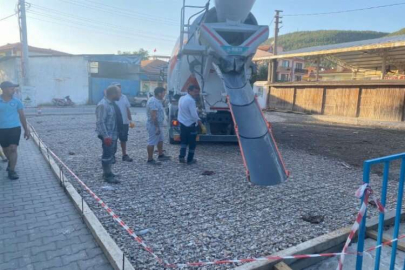 Yangından etkilenen iş yeri için çalışmalar başladı