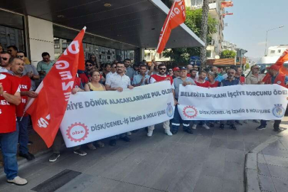 Karşıyaka’daki kriz sürüyor: Sendika ve işçiler eylem yaptı!