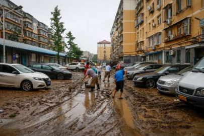 Çin'in başkenti Pekin'de sel faciası