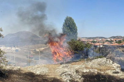 Manisa'da çıkan yangın 30 dönümde etkili oldu