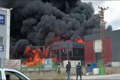 Tekirdağ’da yanan fabrikadan geriye kalanlar