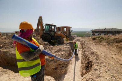 İzmir'de iki mahallenin içme suyu hattı yenileniyor