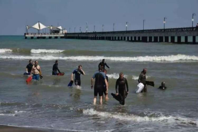 Samsun'da deniz temizliği etkinliği