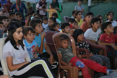 Malatya'da depremzede çocuklara moral