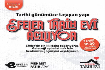 Aydın'ın Efeler Tarihi Evi kapılarını açıyor