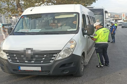 Manisa'da korsan taşımacılığına sıkı denetim