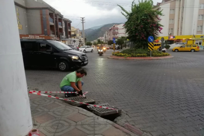 Muğla yağış sonrası su altında kaldı