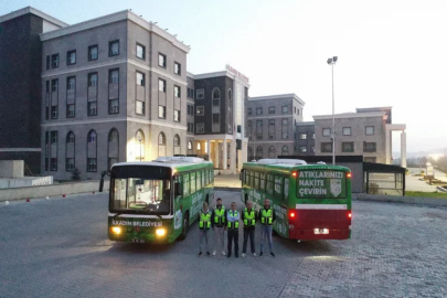 Samsun'da atıkları getirip harçlıkları aldılar