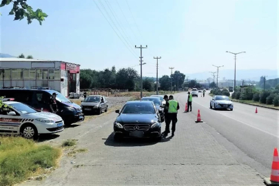 Denizli’de polisten trafik denetimi!