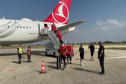 A Milli Takım Ermenistan maçı için Eskişehir’e gitti