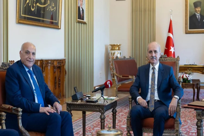 Numan Kurtulmuş, Cazayir Dışişleri Bakanı Attaf'ı kabul etti