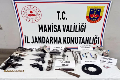 Manisa'da uyuşturucu baskını!