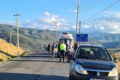 Kastamonu'da kaza: 3 tekerlekli moped devrildi!