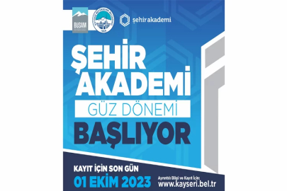 BÜSAM Şehir Akademi’de kayıtlar başladı