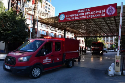 Manisa Büyükşehir İtfaiyesi'nden Libya'ya yardım eli